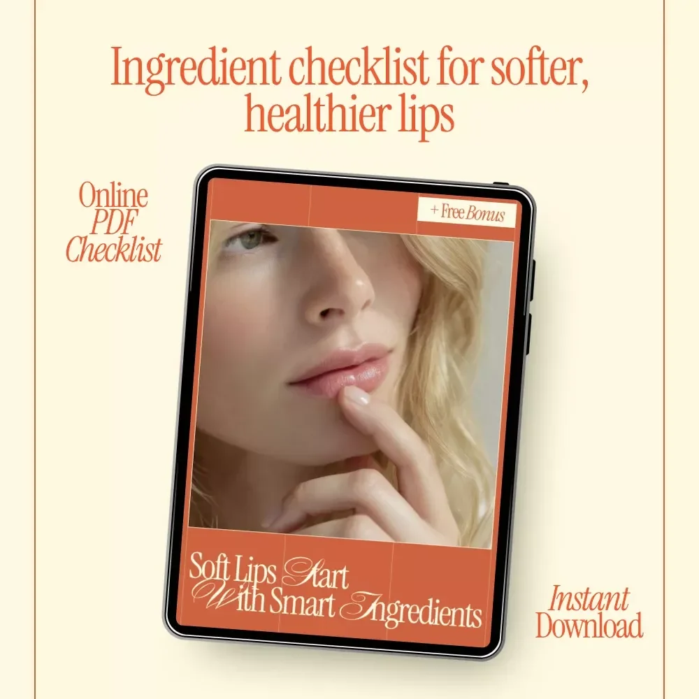 Soft Lips Start with Smart Ingredients – Checklist for what ingredients help with dry lips | Lip Care Ingredient Guide for Dry, Chapped Lips
