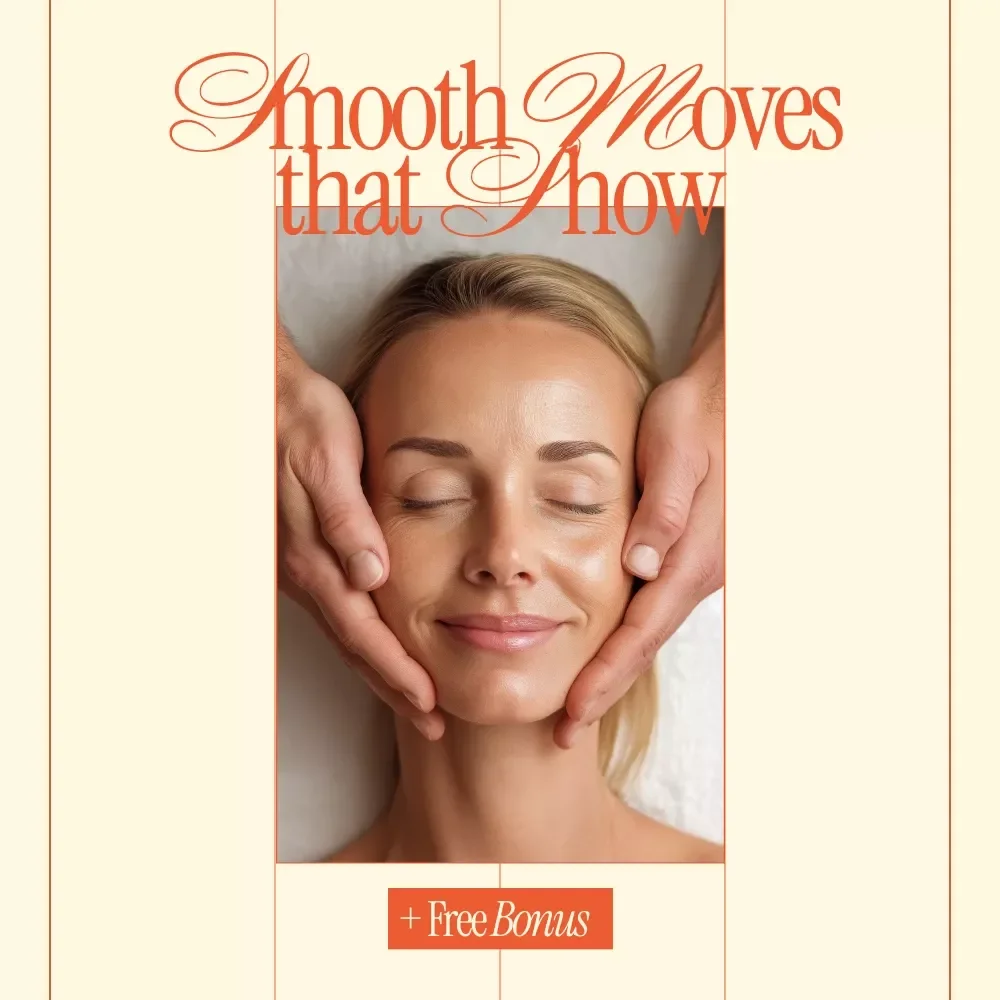 Smooth Moves That Show | Face Massage Checklist | Daily & Evening Routine for Wrinkles | Printable & Digital Download