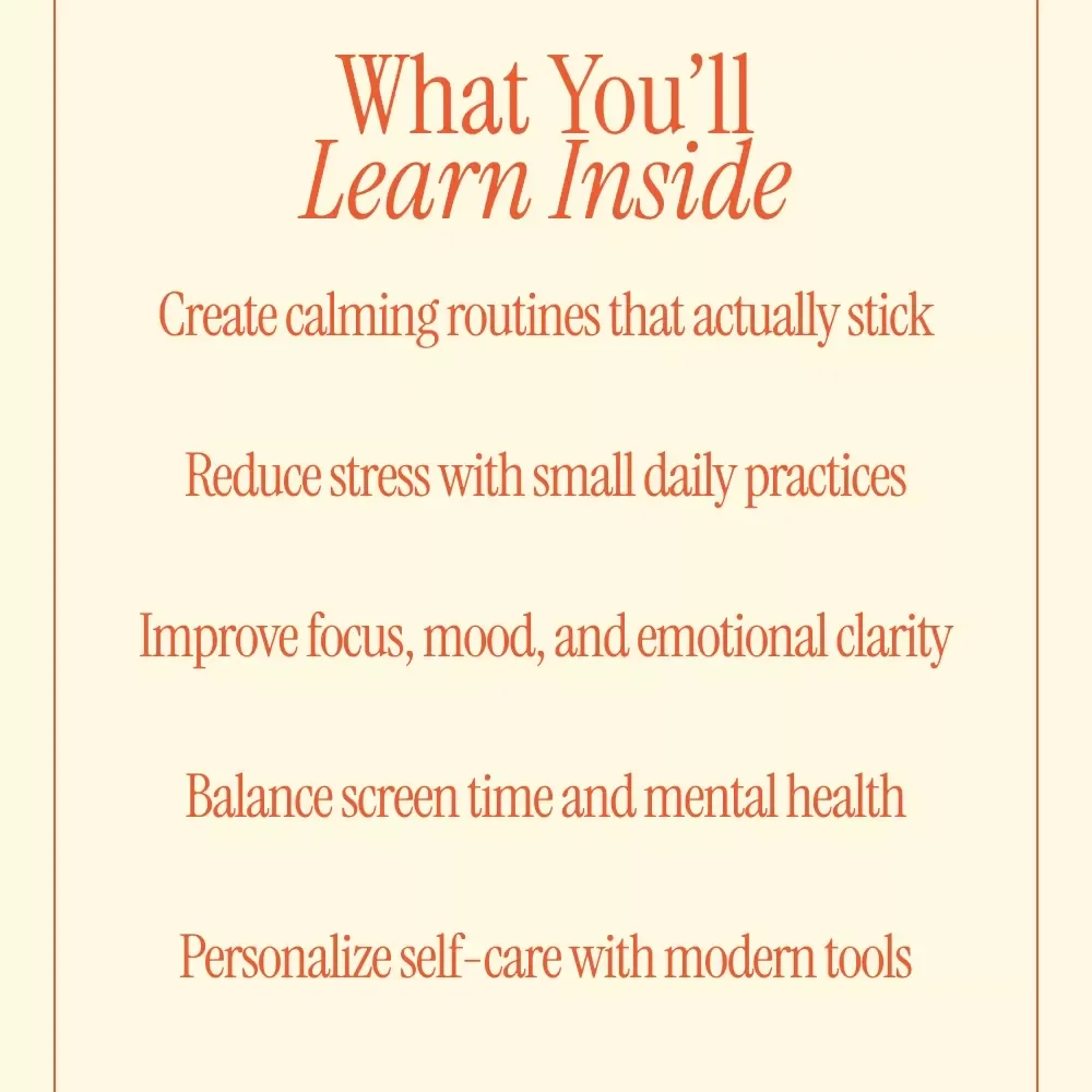 Daily Self-Care Habits for a Healthier Mind – Digital Guide for Mental Wellness, Mindfulness Routines, Daily Habits & Modern Self-Care