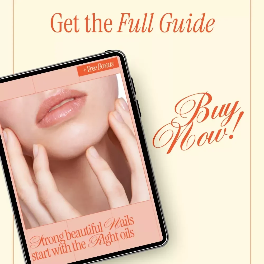 Strong Beautiful Nails Start With the Right Oils | Ebook Guide to the best oils for nail growth, Healthy Cuticles & Long Natural Nails