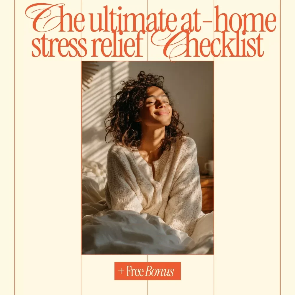 The Ultimate At-Home Stress Relief Checklist | Printable Self Care Checklist, Daily Calm Routine, Mindfulness & Relaxation Guide, Digital Download