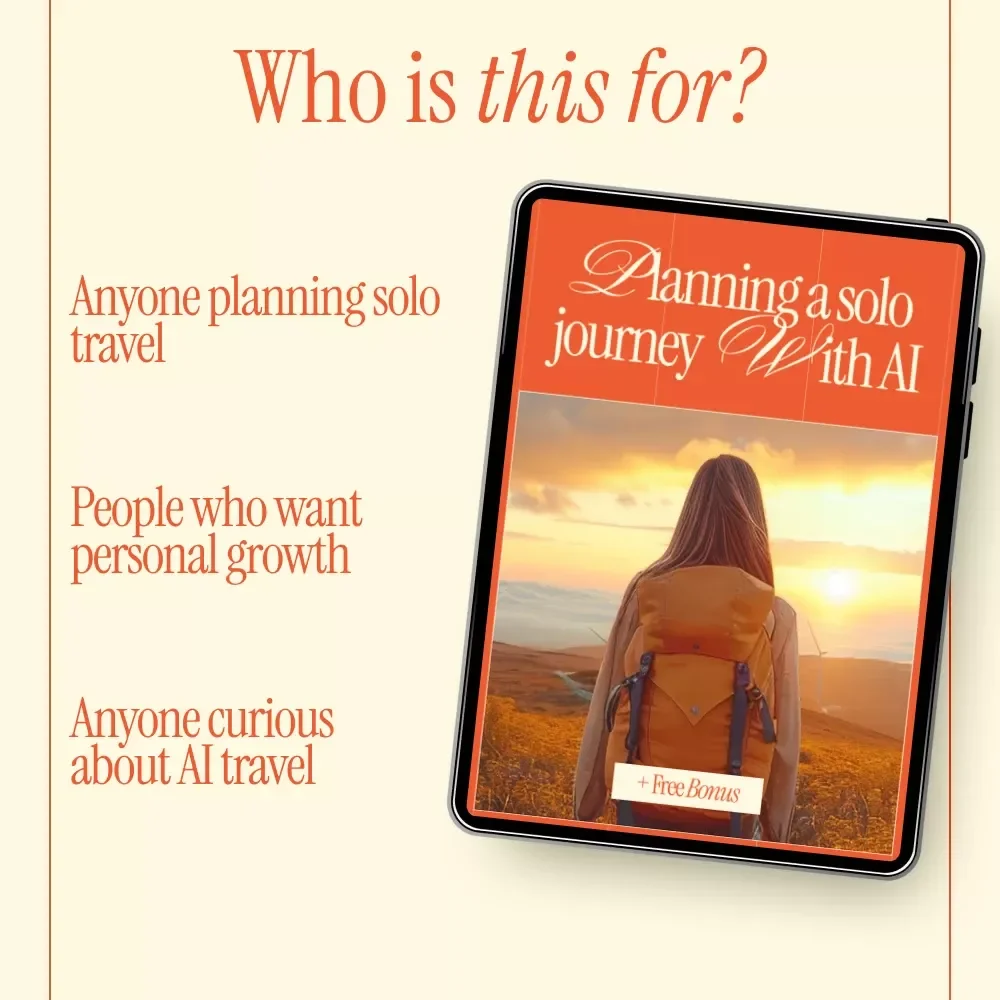 Planning a Solo Journey with AI: Smart eBook Guide for Self-Discovery, Using ai to plan a solo trip for self discovery, Personalized Travel Planning