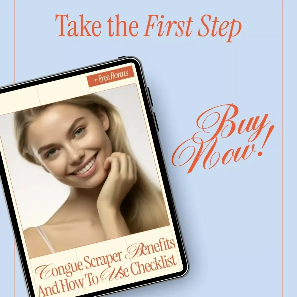 Tongue Scraper Benefits and How to Use Checklist – Easy Daily Oral Care Guide, Morning Routine Checklist, Digital Download for Fresh Breath