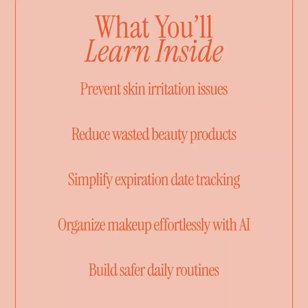 How AI Can Help You Track Makeup Expiration Dates | Smart Beauty Organization Ebook | ai to track the expiration dates of your makeup