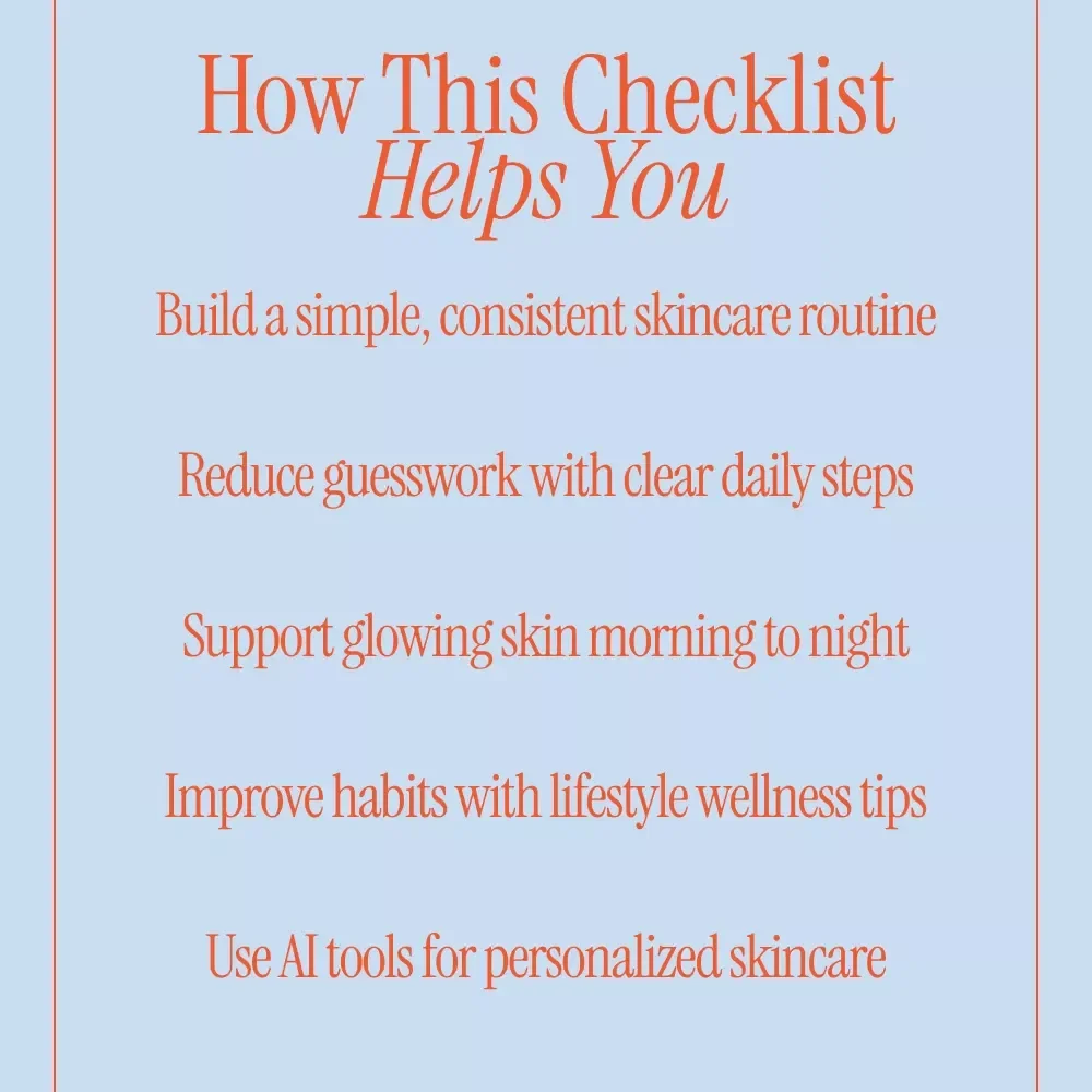 Glow-Getter Routine – Ultimate Skincare Routine Digital Download, Daily Glow Guide, Morning & Evening Skincare Checklist, Self-Care eBook