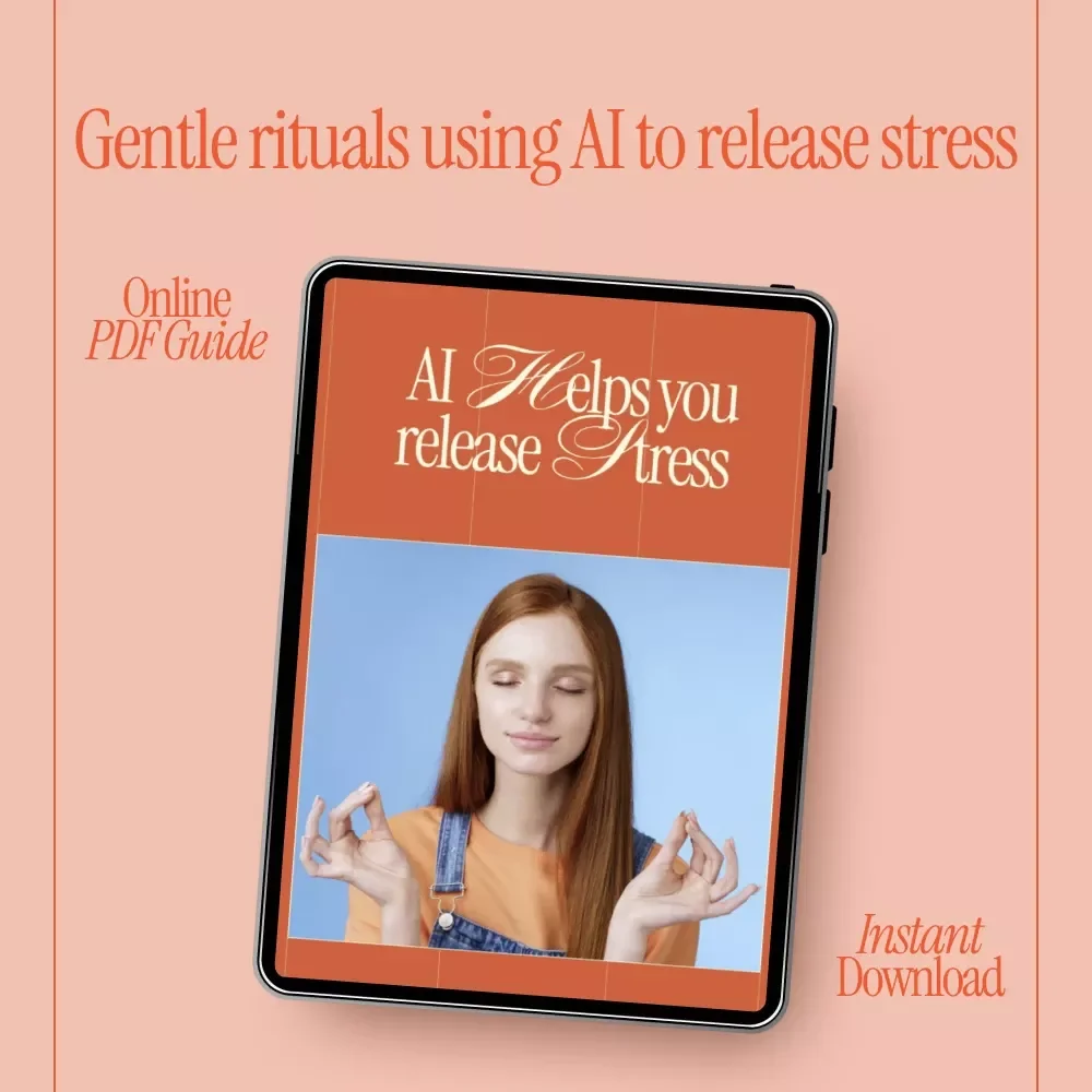 AI Helps You Release Stress – A Gentle Digital Guide Using ai to create a ritual for saying goodbye to stress, Calm Your Nervous System & Build Emotional Balance