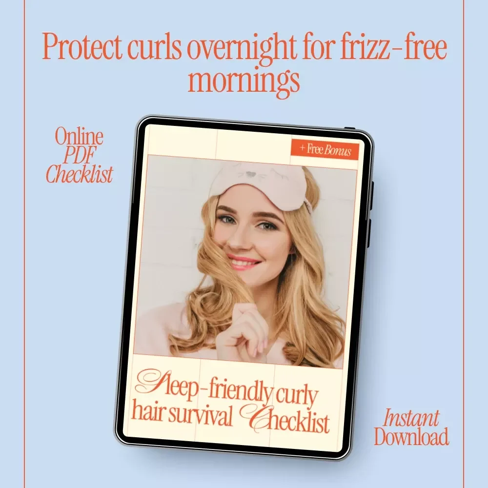 Sleep-Friendly Curly Hair Survival Checklist | Protecting Curly Hair While Sleeping | Night Routine for Frizz-Free, Healthy Curls