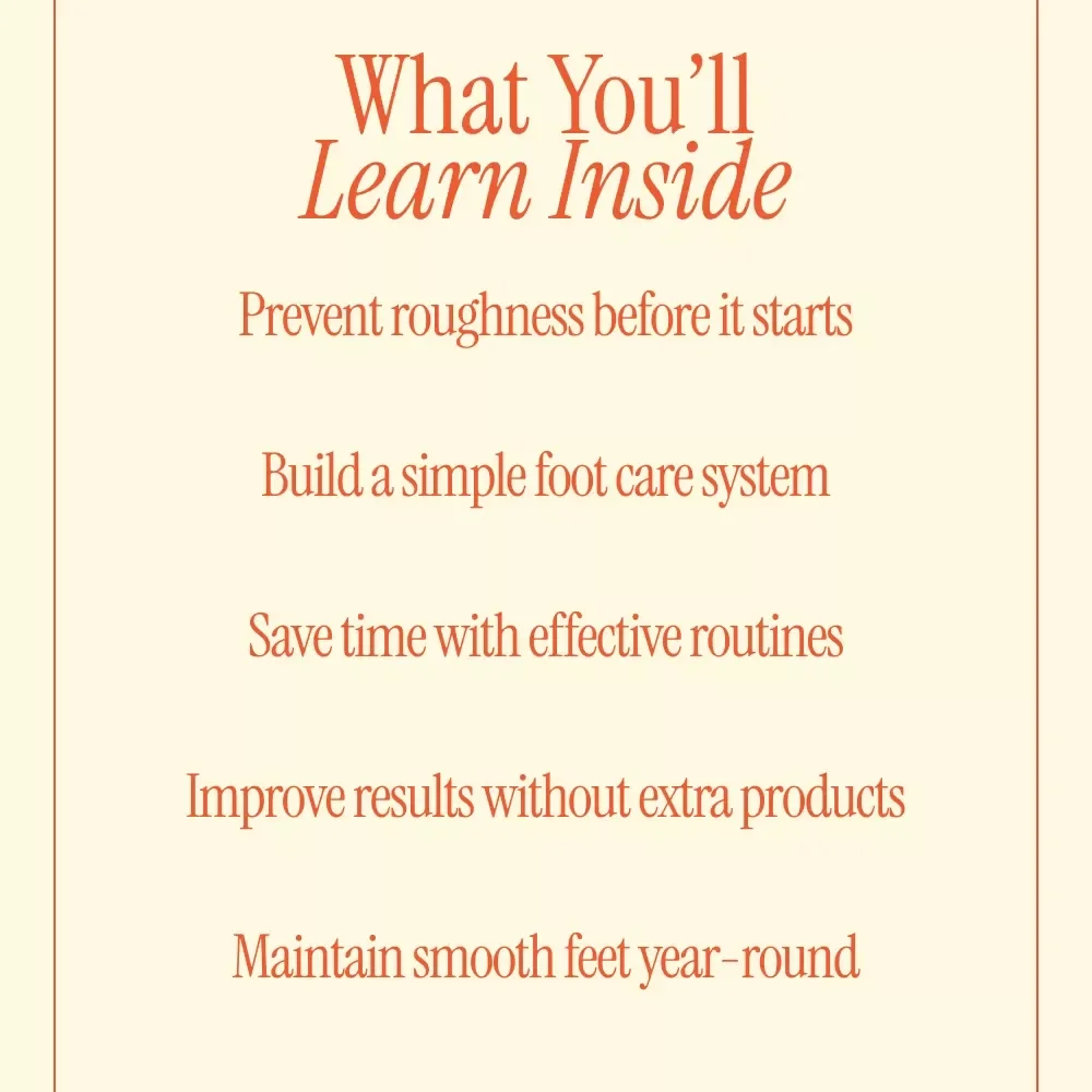 Smooth Feet Made Simple – Easy Foot Care Guide, Smooth Feet Routine, Digital Download eBook & Checklist for Soft Heels