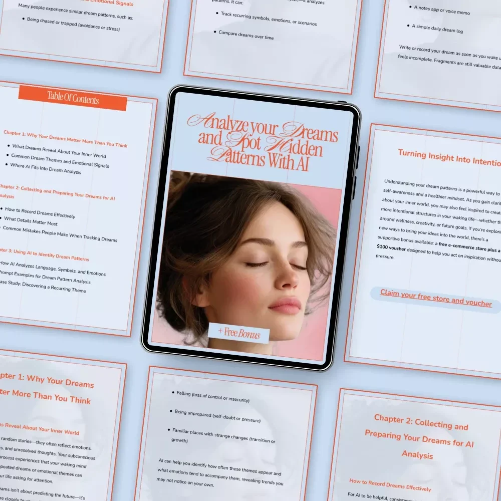 Analyze Your Dreams and Spot Hidden Patterns with AI – Dream Journaling, Self-Awareness & Personal Insight