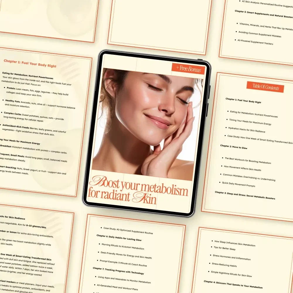 Boost Your Metabolism for Radiant Skin – Digital Guide for Healthy Glow, Metabolism Reset, Skincare, Nutrition, Movement, Sleep & Daily Habits
