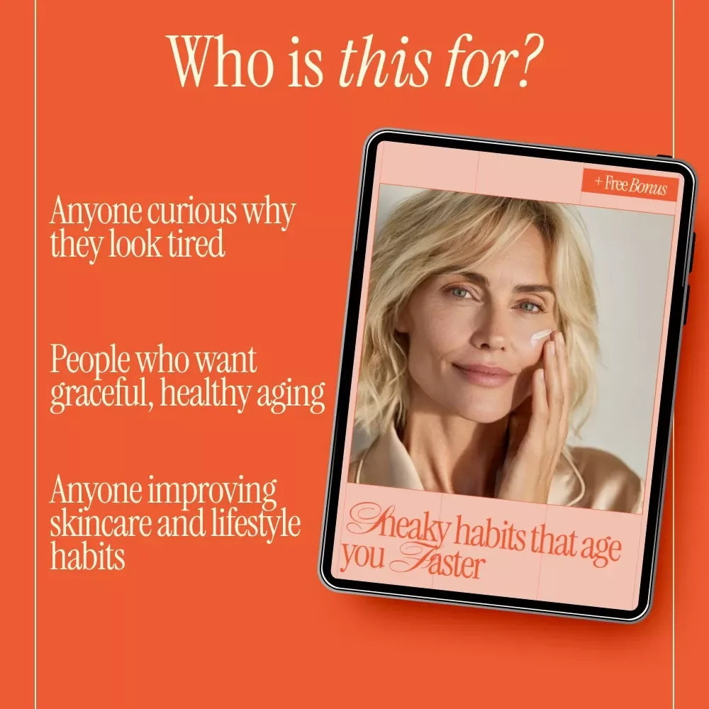 Sneaky Habits That Age You Faster – Digital Anti-Aging Guide, Youthful Skin & Lifestyle Checklist, Healthy Habits eBook Download