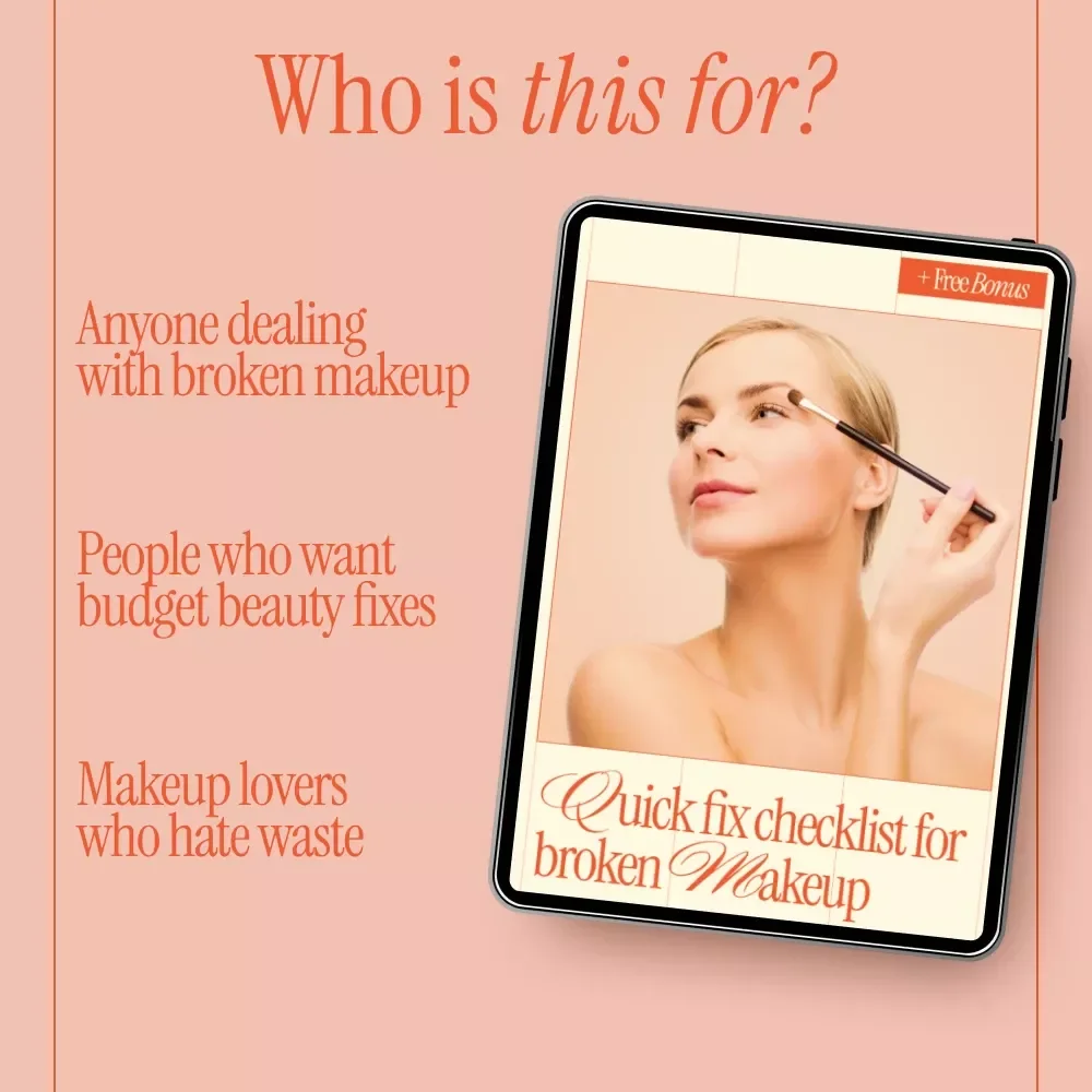 Quick Fix Checklist for Broken Makeup | how to fix broken powder makeup at Home | Instant Digital Download