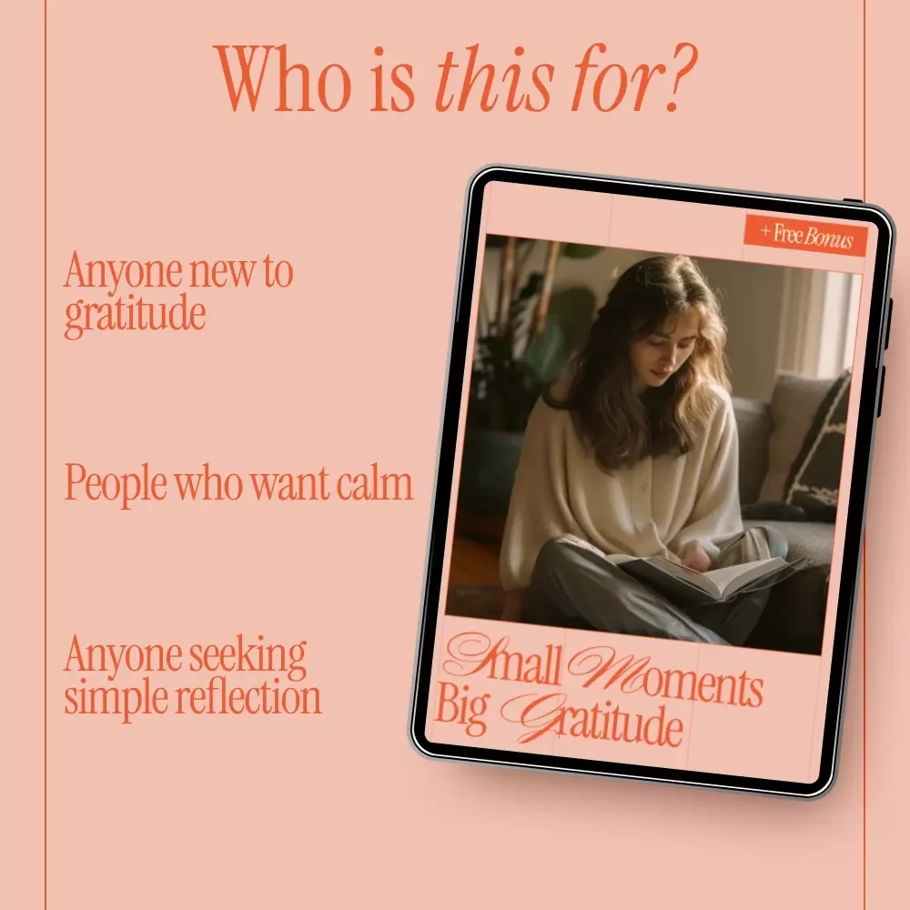 Small Moments Big Gratitude – A Gentle Guide with Gratitude Journal Prompts for Beginners | Daily Reflection & Mindfulness Download