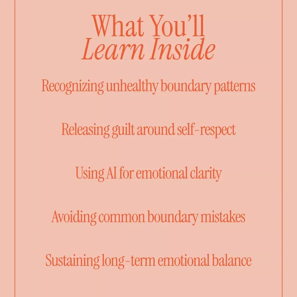 Protecting Your Peace Without Guilt – A Practical Guide on How to Set Boundaries for Your Mental Health, Emotional Balance & Self-Respect