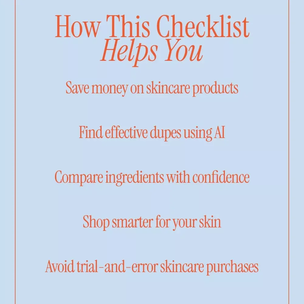 Skincare Product Dupes Using AI Tools | Smart Beauty Checklist for Finding Affordable Skincare Alternatives with ai tools to find dupes for skincare products