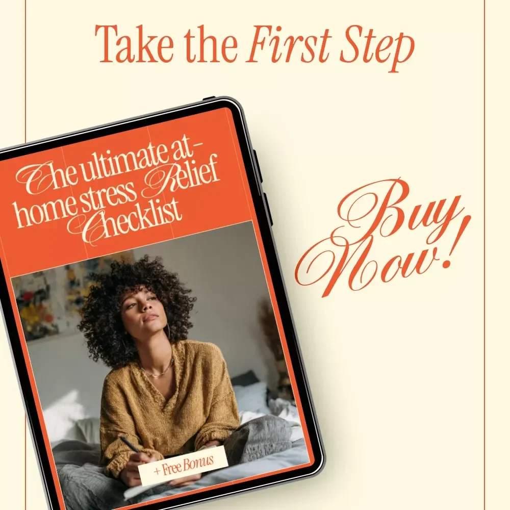 The Ultimate At-Home Stress Relief Checklist | Printable Self Care Checklist, Daily Calm Routine, Mindfulness & Relaxation Guide, Digital Download