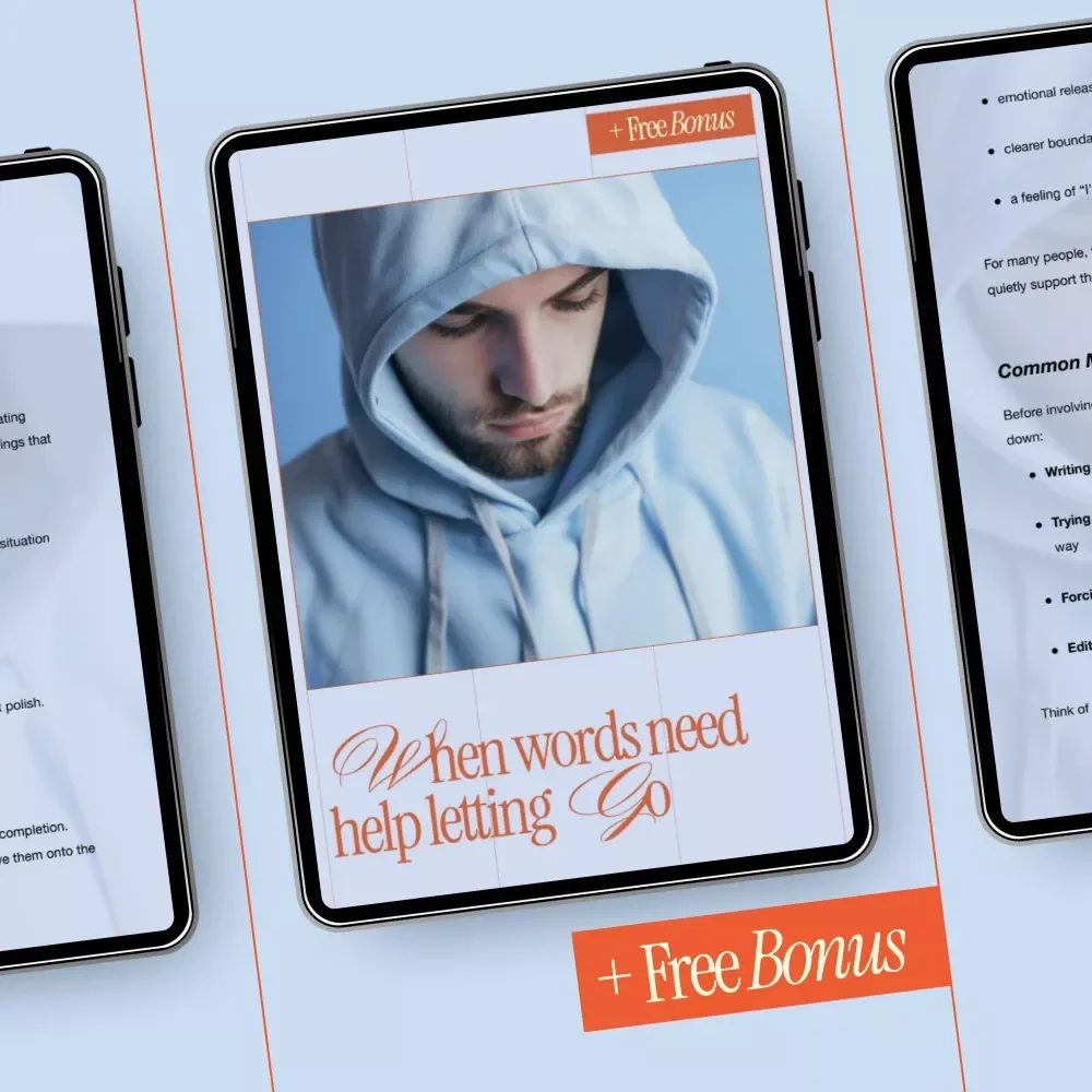 When Words Need Help Letting Go – Gentle Emotional Healing Guide Using AI to Help You Write a Letter of Letting Go