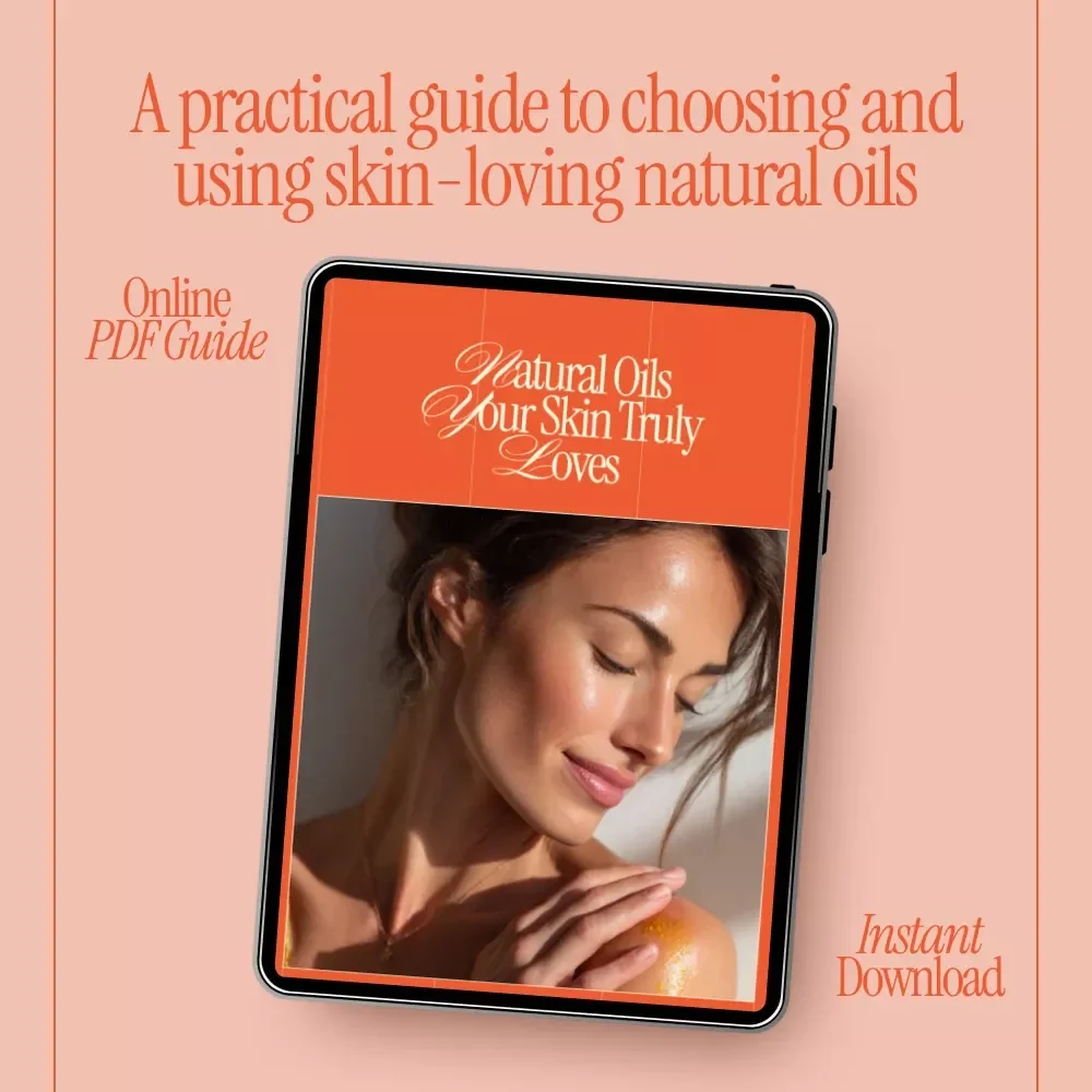 Natural Oils Your Skin Truly Loves – A Simple Skincare Guide Answering what natural oils help skin most | Digital Download