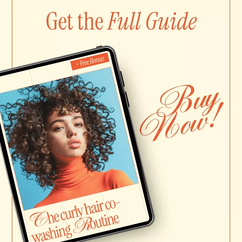 The Curly Hair Co-Washing Routine | Complete Ebook Guide to a Healthy co washing for curly hair routine