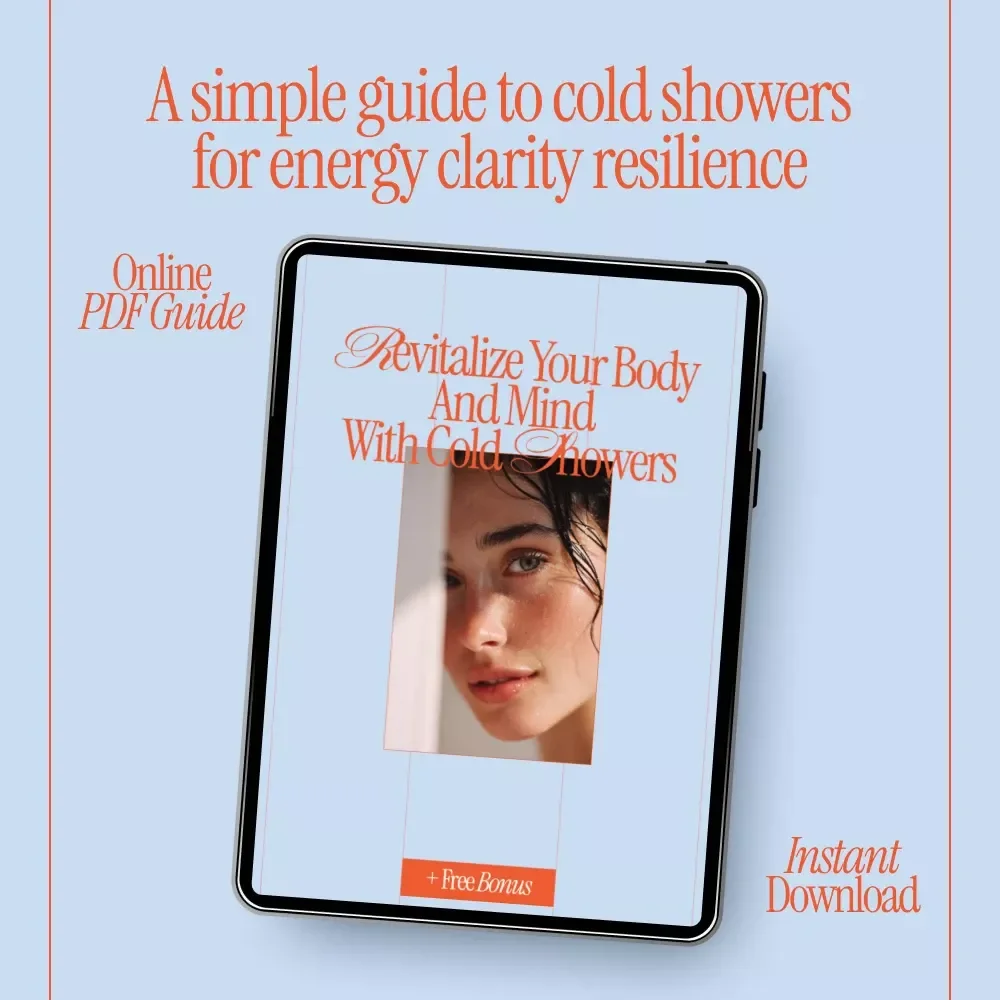 Revitalize Your Body and Mind with Cold Showers | A Practical Guide on How to Take a Cold Shower for Benefits | Wellness Reset Digital Download
