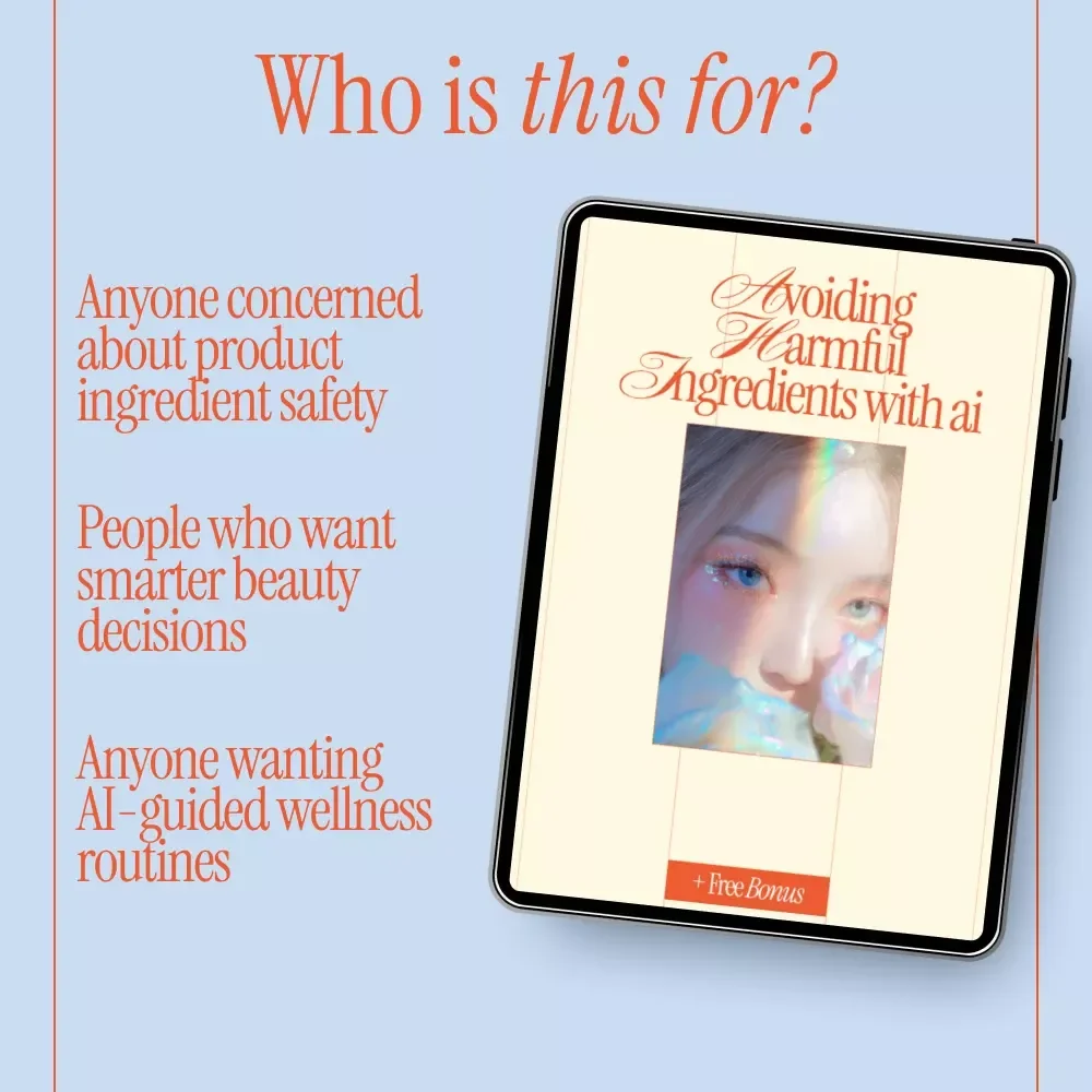 Avoiding Harmful Ingredients with AI – Smart Beauty & Skincare Ebook | ai to warn you about harmful ingredients in your products