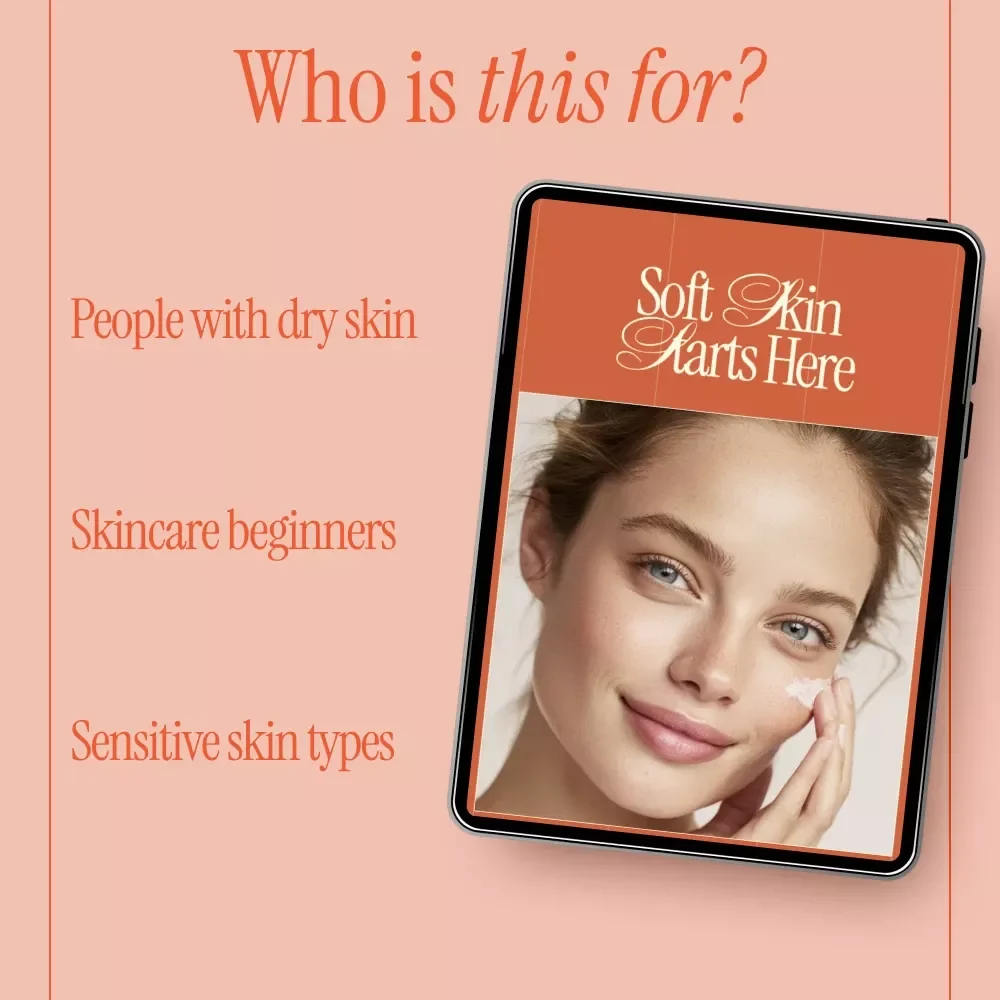 Soft Skin Starts Here | Body Lotion Checklist for Dry Skin Care | how to choose body lotion for dry skin | Digital Download