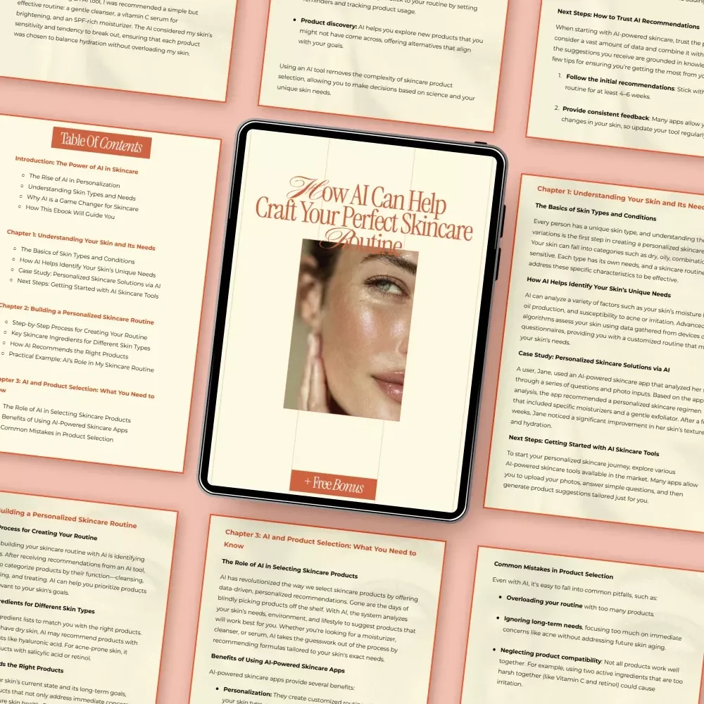 How AI Can Help Craft Your Perfect Skincare Routine | Smart Beauty Ebook Guide | ai for creating a personalized skincare routine