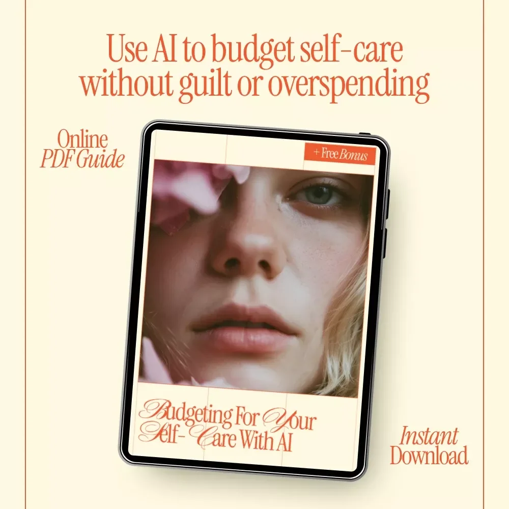 Budgeting for Your Self-Care with AI | Smart Self-Care Budget Planner Ebook
