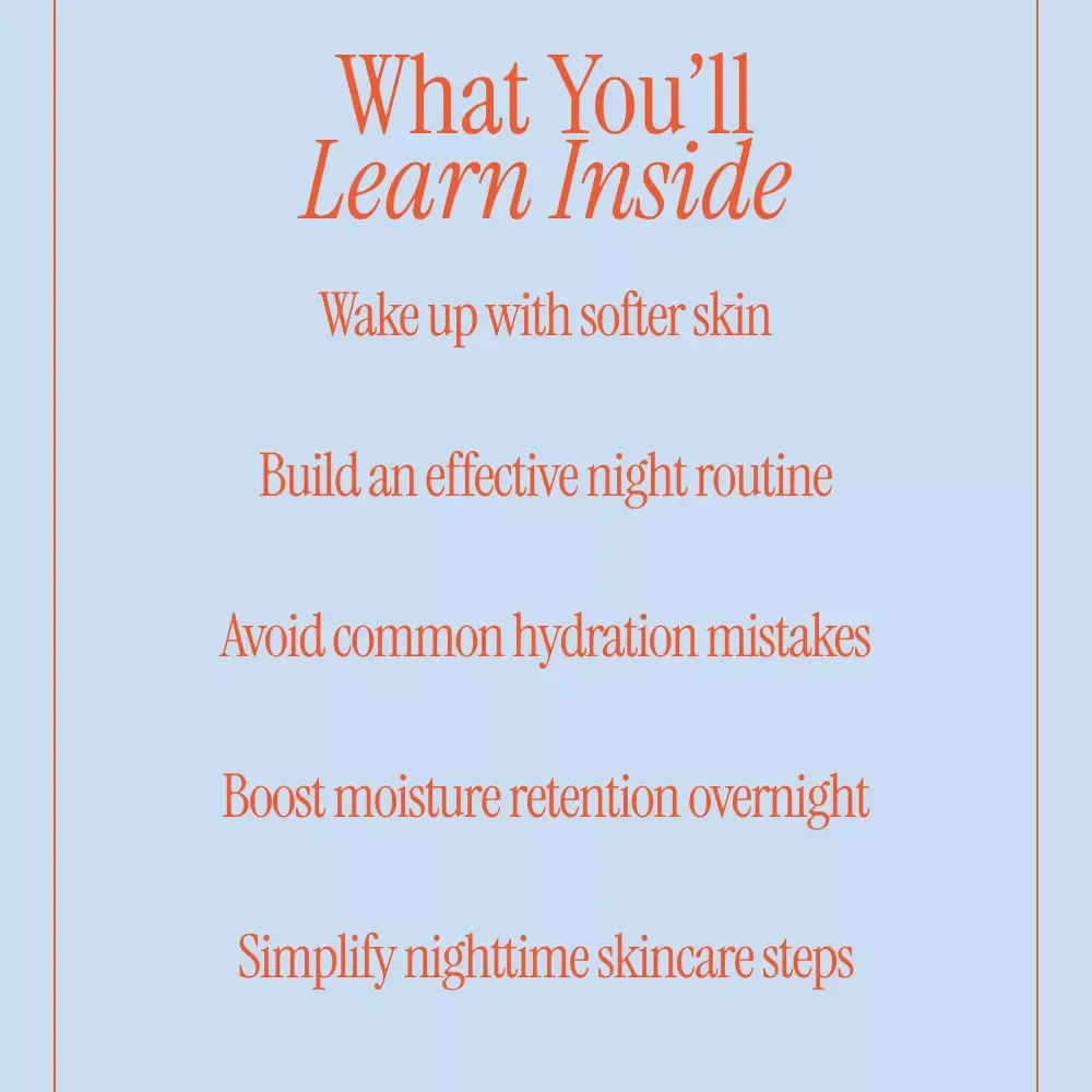 Overnight Skin Hydration – Ultimate Nighttime Skincare Guide for Deep Moisture, Glowing Skin & Restorative Beauty Sleep