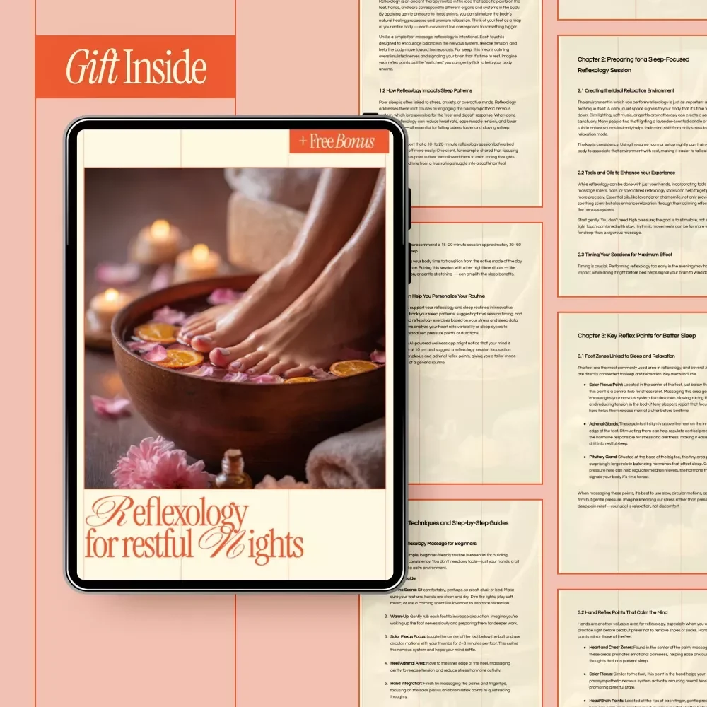 Reflexology for Restful Nights – A Complete eBook Guide to reflexology for better sleep, Deep Relaxation, and Holistic Nighttime Routines