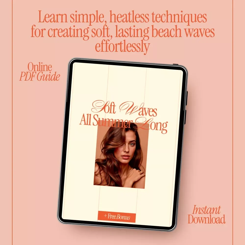 Soft Waves All Summer Long – Heatless Beach Wave Guide | Learn how to get beach waves without heat at Home