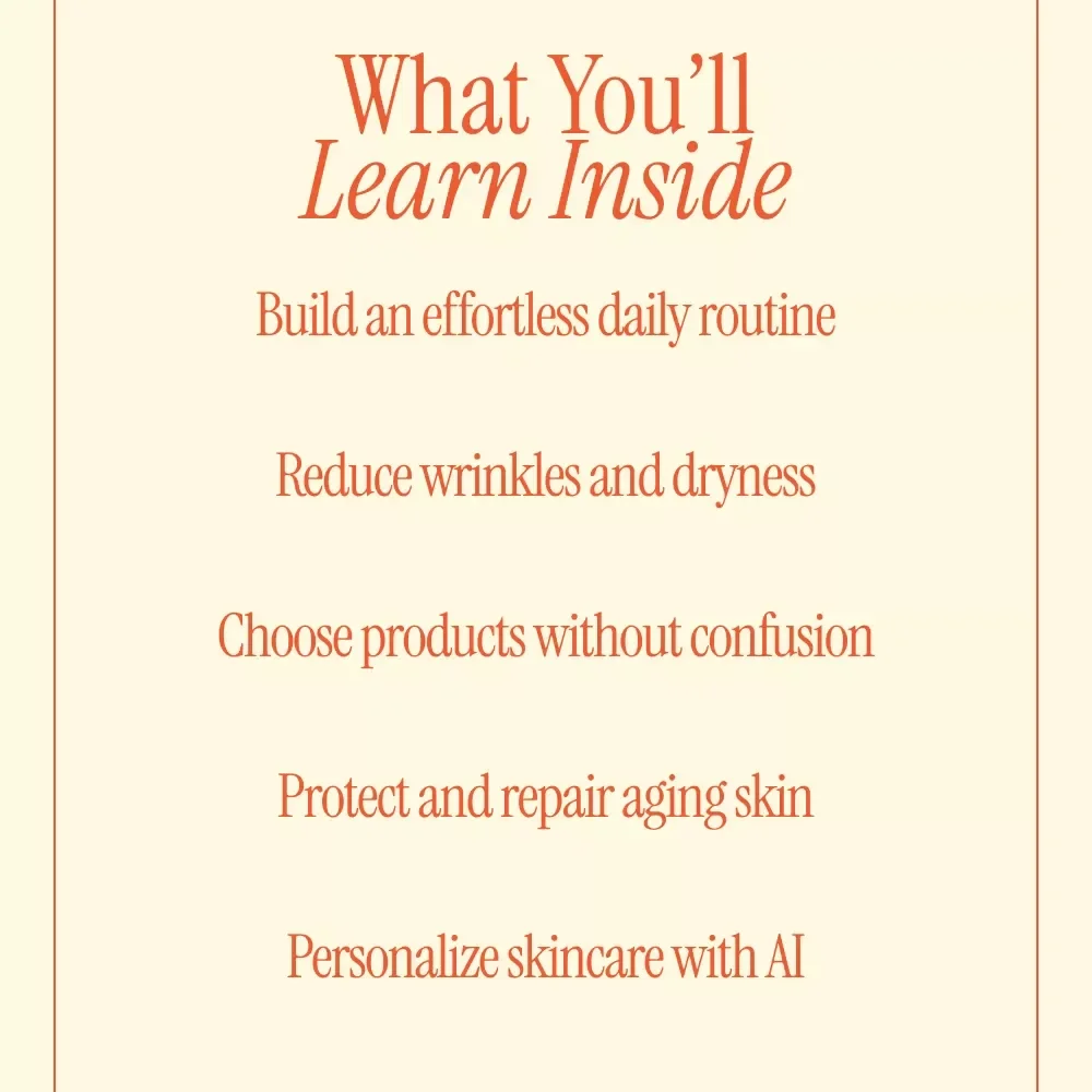 A Modern Man’s Guide to Skincare After 40 | Practical eBook for Confidence, Aging Well | Smart Skincare for Men Over 40