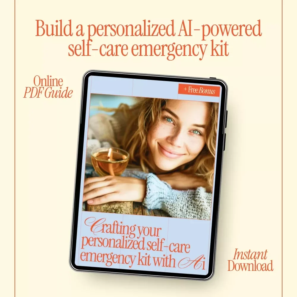 Crafting Your Personalized Self-Care Emergency Kit with AI | AI-Guided eBook to Create a Personalized Self Care Emergency Kit List