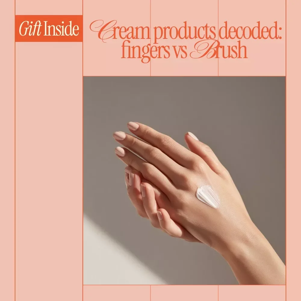 Cream Products Decoded: Fingers vs Brush | Makeup Checklist Guide | fingers vs brush for cream products