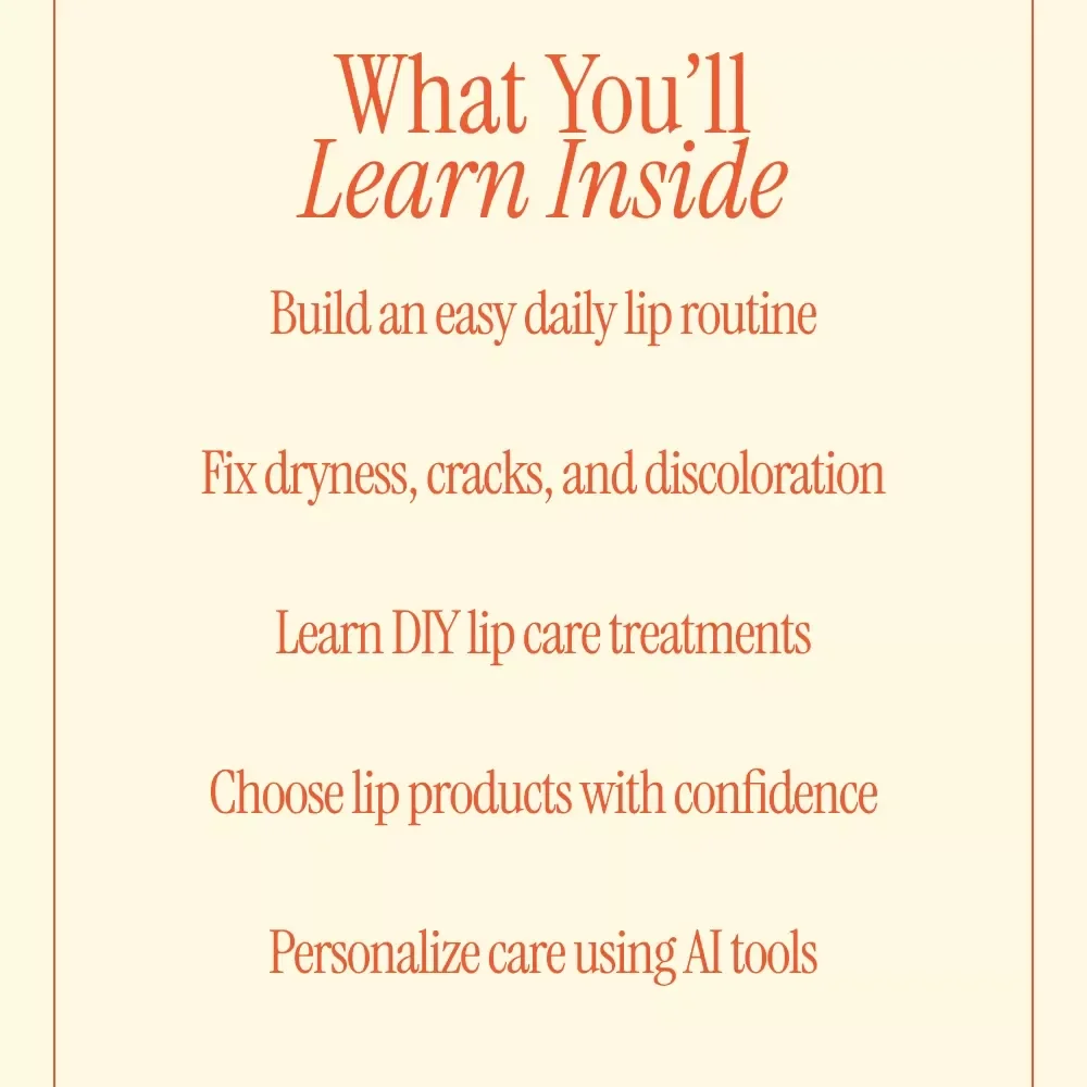 Luminous Lips: Your Guide to Healthy, Glowing Smiles | Digital Lip Care Guide, Lip Care Routine, DIY Lip Care Treatments, AI-Powered Lip Health Tips