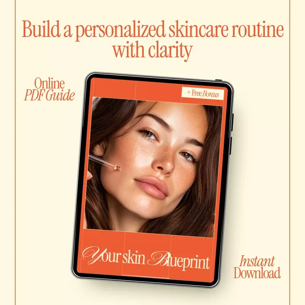 Your Skin Blueprint – Personalized Skincare Guide, Simple Daily Skincare Routine, AI Prompts for Personalized Skincare, Digital eBook Download