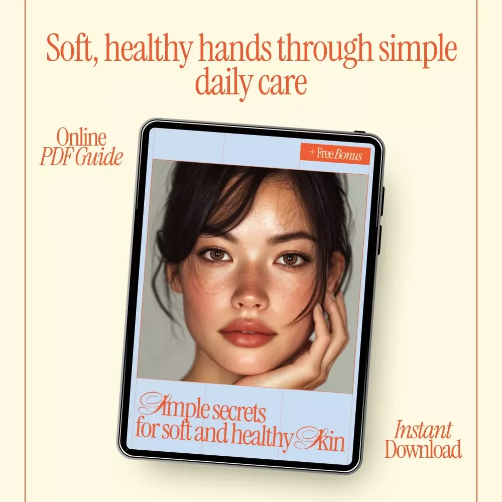 Simple Secrets for Soft and Healthy Skin | Hand Care Guide eBook | Daily & Seasonal Hand Care, Anti-Aging Tips, AI Skincare Tools Digital Download