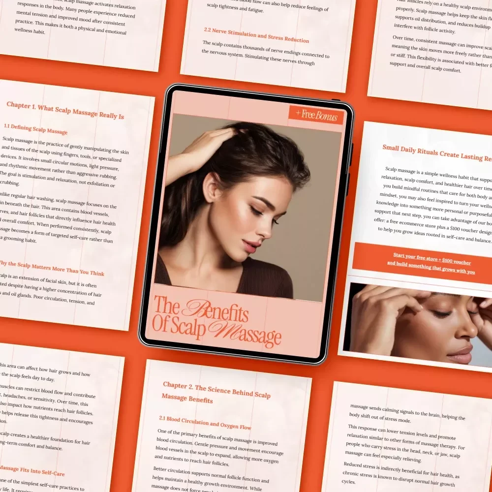 The Benefits of Scalp Massage – A Science-Backed eBook Explaining What Are Scalp Massage Benefits for Hair Growth, Stress Relief & Daily Self-Care
