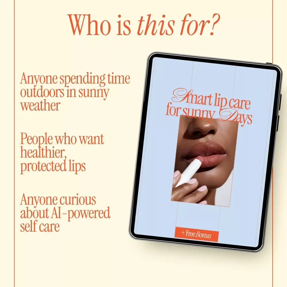 Smart Lip Care for Sunny Days – Daily SPF Lip Care & AI-Enhanced Protection