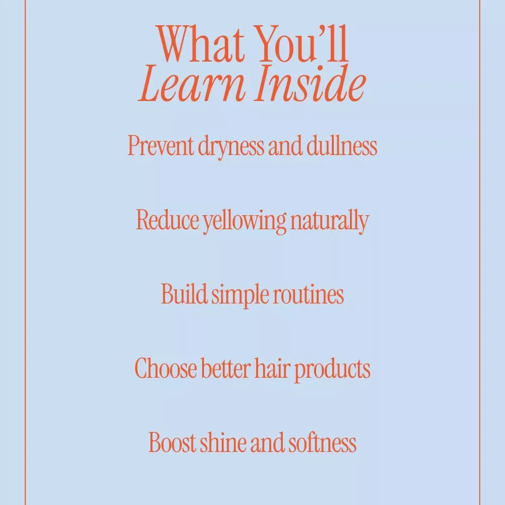 Healthy Gray Hair Naturally – How to Care for Gray Hair Naturally eBook Guide for Soft, Bright, Confident Silver Hair