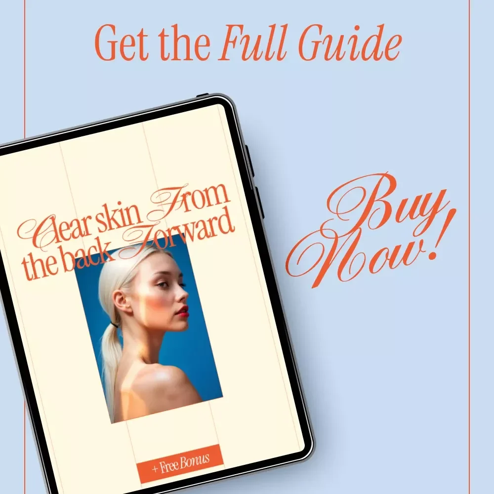 Clear Skin From the Back Forward | Back Acne Guide, Bacne Treatment eBook, Body Acne Routine, Clear Back Skin Checklist, Digital Download