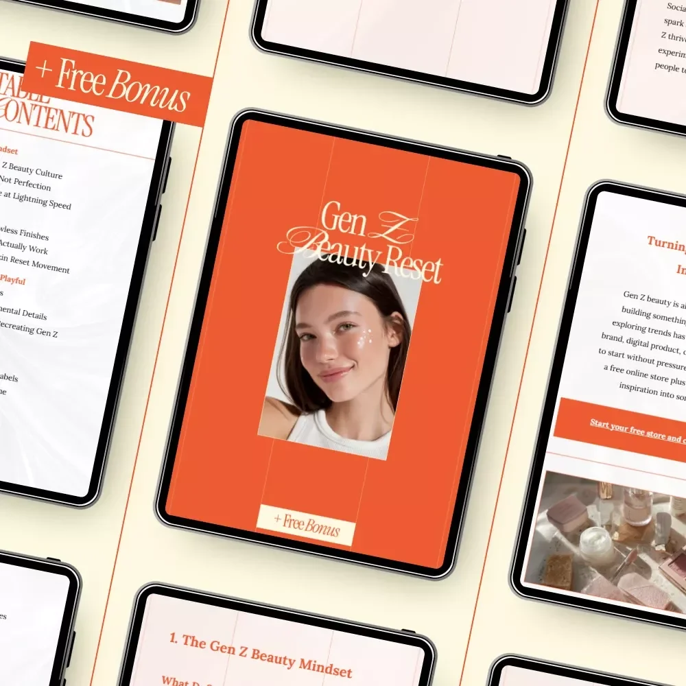 Gen Z Beauty Reset | Modern Skincare & Makeup Guide eBook | Understanding Gen Z beauty trends