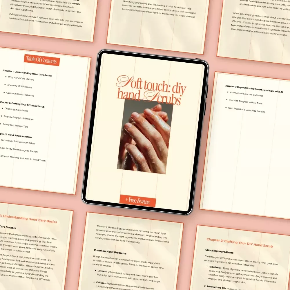 Soft Touch: DIY Hand Scrubs – Complete Guide for diy hand scrub for soft hands, Natural Recipes, Simple Home Hand Care & Smart AI Skincare