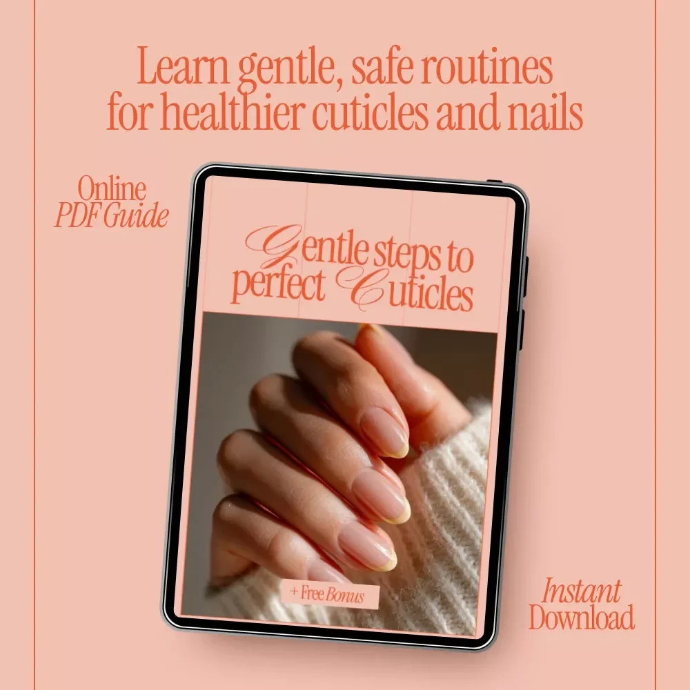 Gentle Steps to Perfect Cuticles – A Complete Guide on How to Remove Cuticles Safely, Healthy Nail Care Digital Download