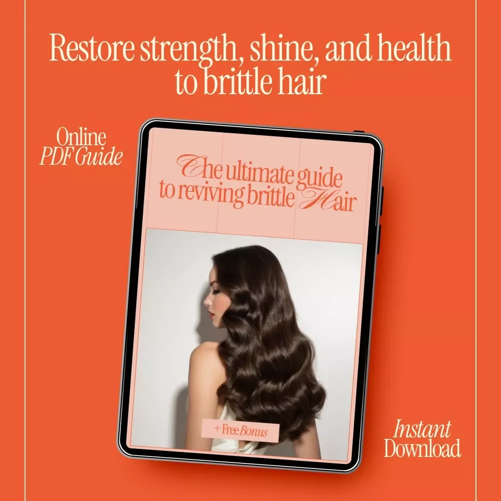 The Ultimate Guide to Reviving Brittle Hair – Digital Hair Care Guide, Healthy Hair eBook, Hair Strength & Repair Checklist