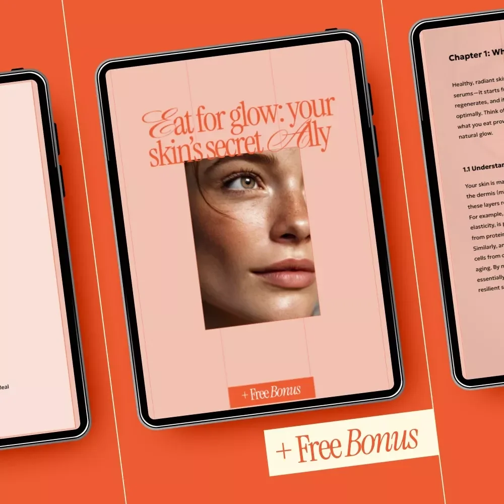 Eat for Glow: Your Skin’s Secret Ally | Digital eBook Guide to Foods That Boost Skin Glow, Nutrition for Radiant Skin, Easy Meal Planning for Healthy, Luminous Skin