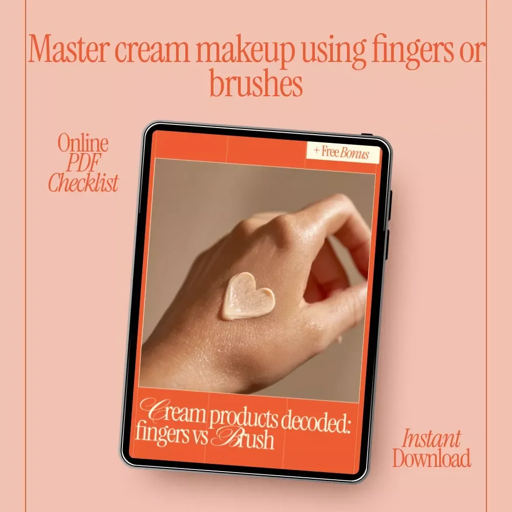 Cream Products Decoded: Fingers vs Brush | Makeup Checklist Guide | fingers vs brush for cream products