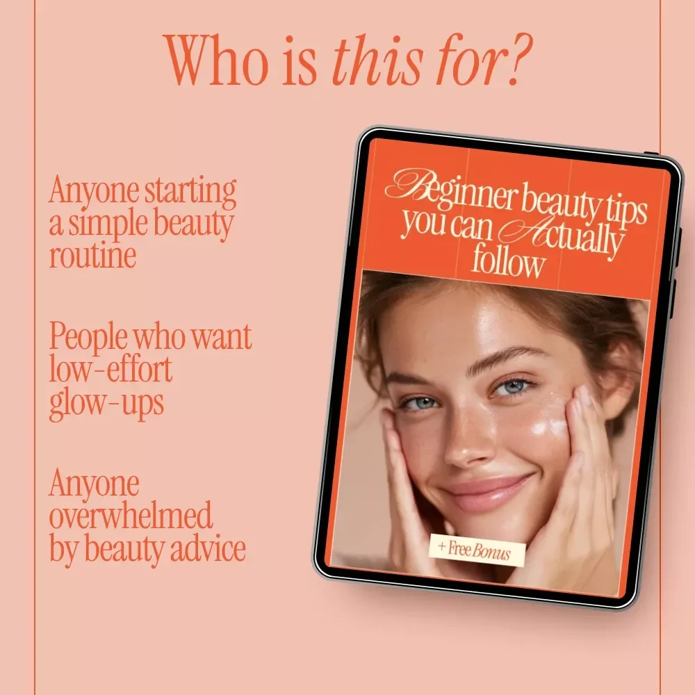 Beginner Beauty Tips You Can Actually Follow | Easy Checklist for Glowing Skin & Everyday Confidence | Beginner Beauty Tips