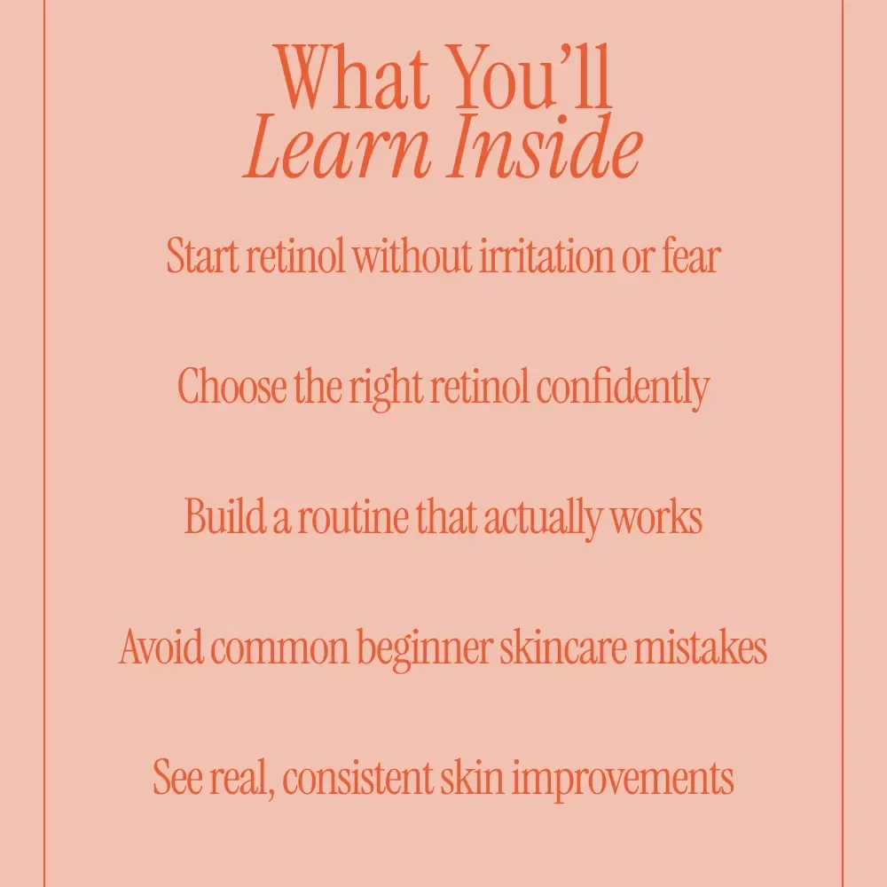 Retinol Made Simple for Real Skin Results | Beginner Retinol Guide, Skincare eBook, Retinol Routine Checklist, Clear Skin Digital Download