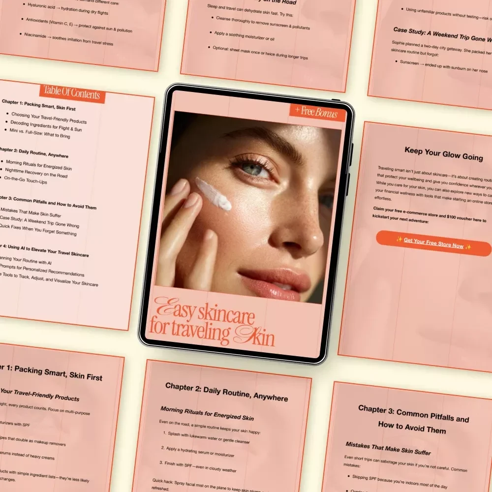 Easy Skincare for Traveling Skin – Travel Skincare Routine Guide for Glowing Skin on the Go, Smart Packing & Daily Care Anywhere